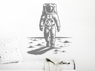 Wandtattoo Mond Astronaut