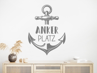 Wandtattoo Ankerplatz Design