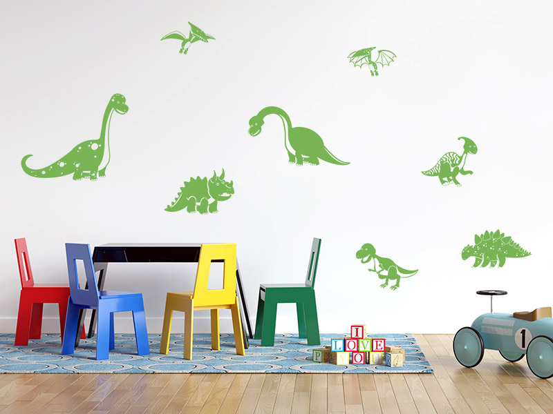 Wandtattoo Dino Set | Dinosaurier