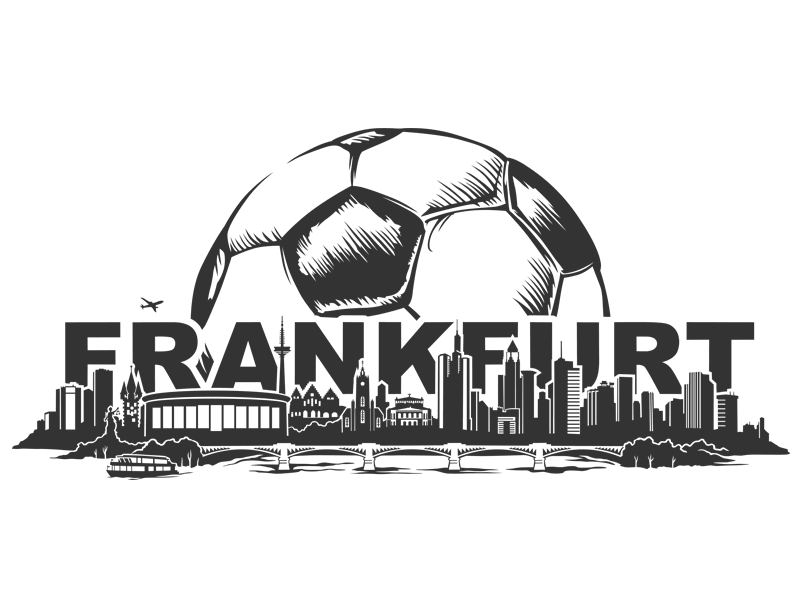 Frankfurt Fußball Wandtattoo