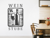 Wandtattoo Weinstube