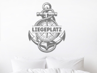 Wandtattoo Anker Liegeplatz