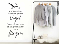 Wandtattoo Einen großen Vogel