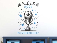 Wandtattoo Fußball Pokal