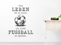 Wandtattoo Fussball spielen