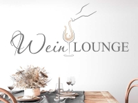 Wandtattoo Wein Lounge