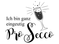 Wandtattoo Pro Secco Motivansicht