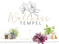 Wandtattoo Wellness Tempel