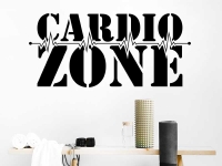 Wandtattoo Cardio Zone