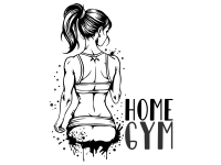 Wandtattoo Girls Home Gym Motivansicht