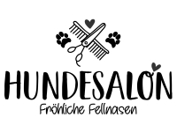 Wandtattoo Hundesalon mit Wunschname Motivansicht