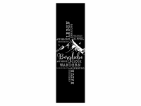 Wandtattoo Wandbanner Bergliebe Motivansicht