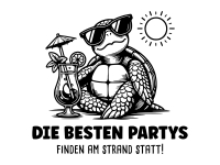 Wandtattoo Strandparty Motivansicht